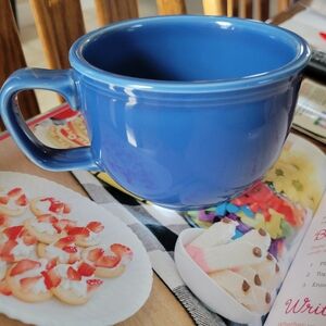 Homer Laughlin Jumbo Mug Fiesta Fiestaware Lapis Blue GUC